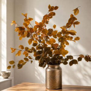 Beech, Ochre Yellow, Preserved (Fagus Sylvatica) up to 90cm