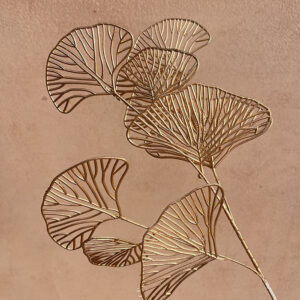Ginkgo/Lotus Leaf Floristry Picks, Gold, 70cm