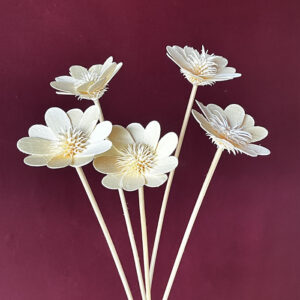 Flower Picks, Stella Luna, White, 50cm