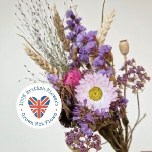 Bouquet, 40cm, Dried Meadow Flowers, ‘Tranquility’ BRITISH GROWN