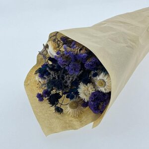Bouquet Dried Flowers, 50cm, Fantasia Blue