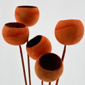 Bell Cups, Burnt Orange, 50cm