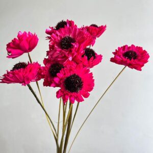 Handmade Flowers, Gerbera Daisy, Hot Pink, 60cm