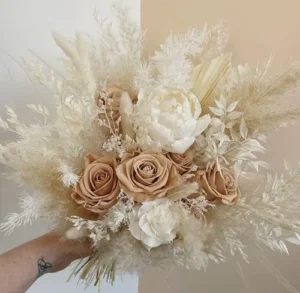 Wedding bouquet Sola Flowers and Preserved Florals