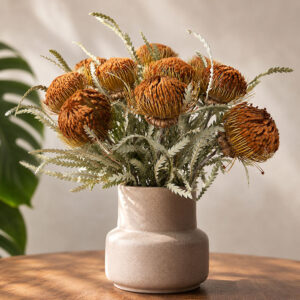 Banksia Dryandra, Natural Orange, Dried, 40cm