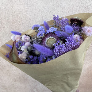 Bouquet Dried Flowers, 50cm, Fantasia Lilac