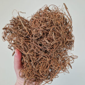 Curly Woody Moss, Dried Natural Brown, 500g