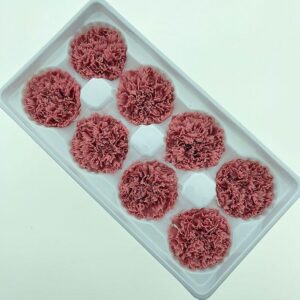 Carnations, Vintage Pink, Preserved, x8 blooms, 5-6cm