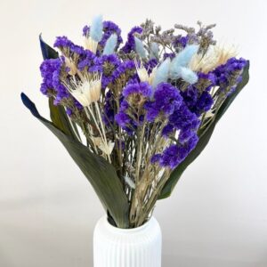 Bouquet Dried Flowers, 50cm, Fantasia Blue