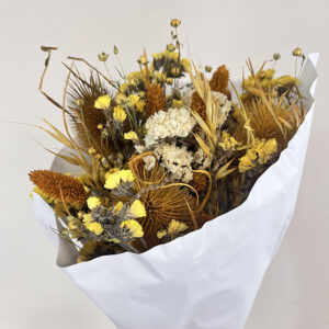 Bouquet Dried Flowers, ‘ToRo Yellow’, 50cm