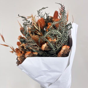 Bouquet Dried Flowers, ‘ToRo Orange’ 50cm