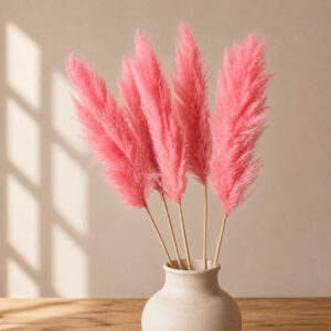 Pampas Grass Evita, Pink, Dried, 115cm