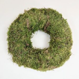 Wreath, Natural Dried Moss, 30cm