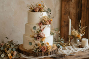 everlasting florals cake design concept