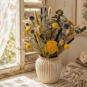 A Dried Flower Bouquet, The Cottage Border (We Dried Our Best) 50cm