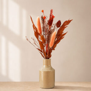 A Mini Dried Flower Bouquet, Autumn Charm, 25cm (We Dried Our Best)